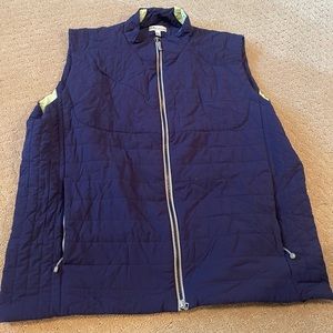 Peter Millar Blue Quilted Vest